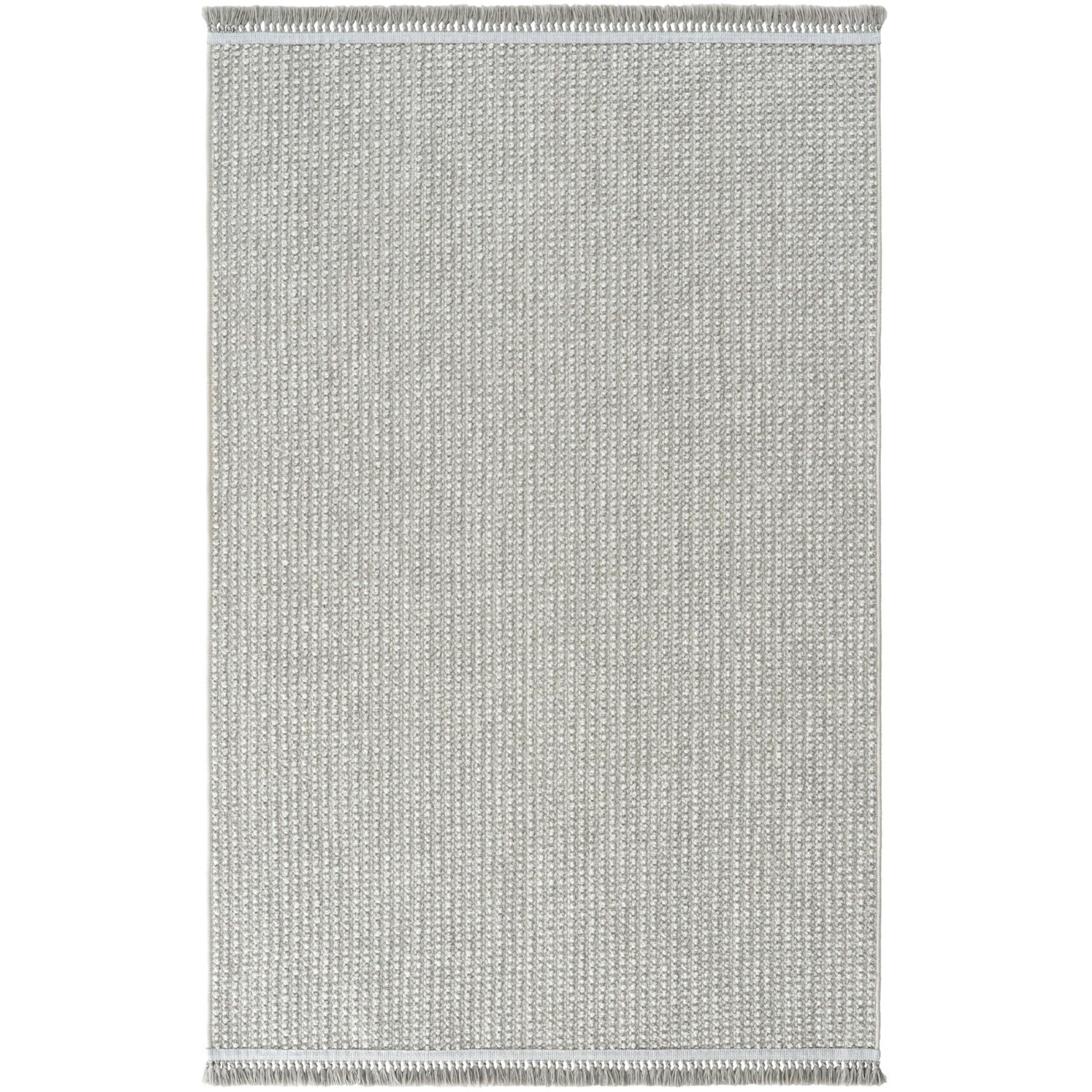 Tapis de salon gris – boucles en relief 120x180 cm ISTANBUL