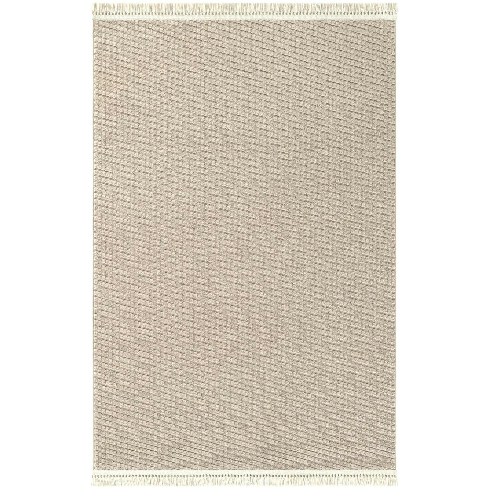 Tapis de salon taupe – tissage texturé, 120x180 cm ISTANBUL