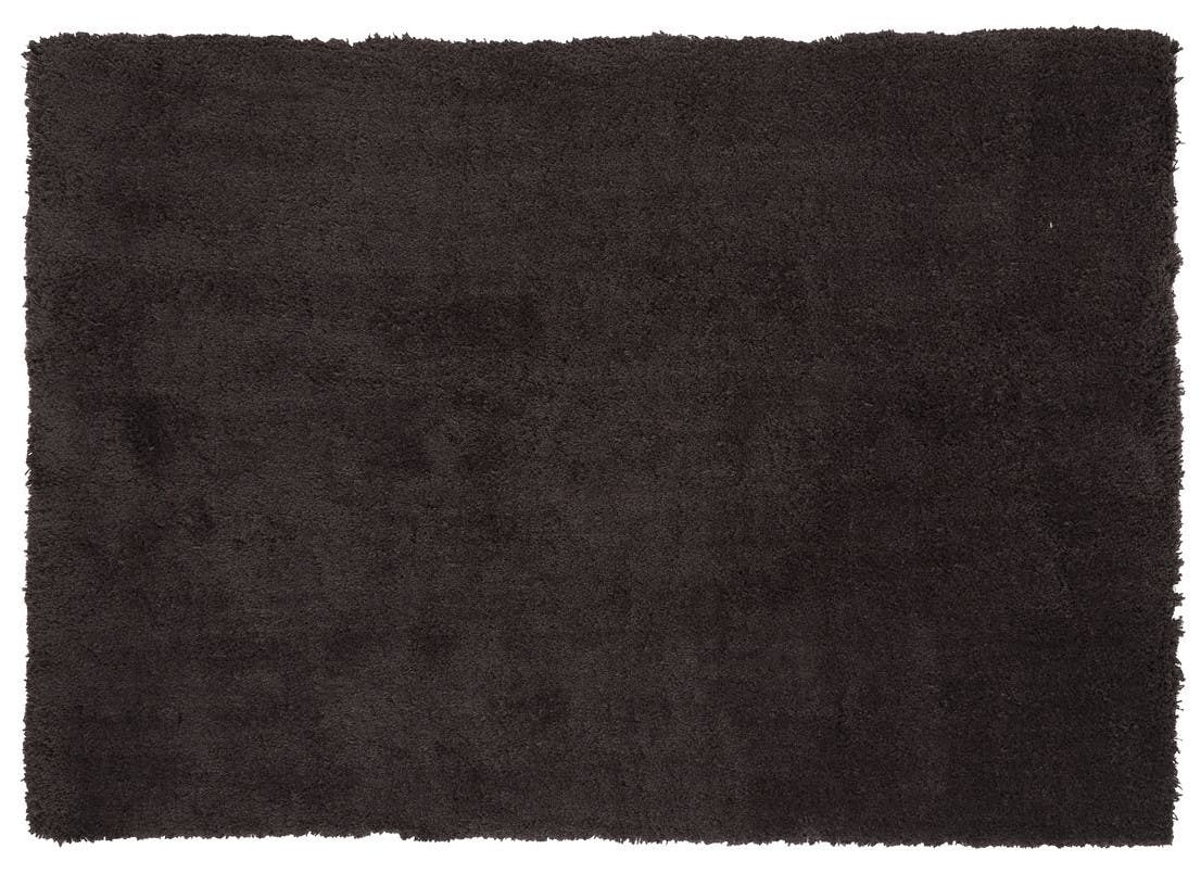 Tapis doux microfibre à poils longs 120 x 170 cm  Gris
