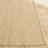 Tapis rectangulaire 200 x 290 cm jute et coton couleur sable