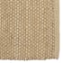 Tapis rectangulaire 200 x 290 cm jute et coton couleur sable