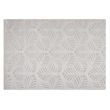 Tapis relief feuille 160x230