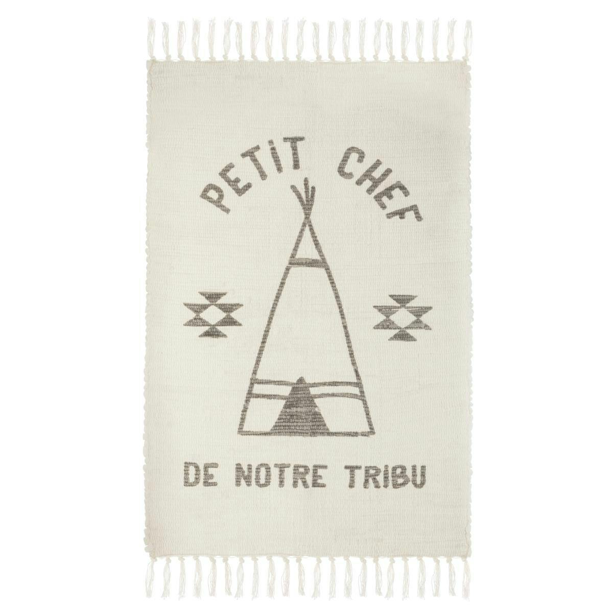 Tapis tipi à franges 60x90cm