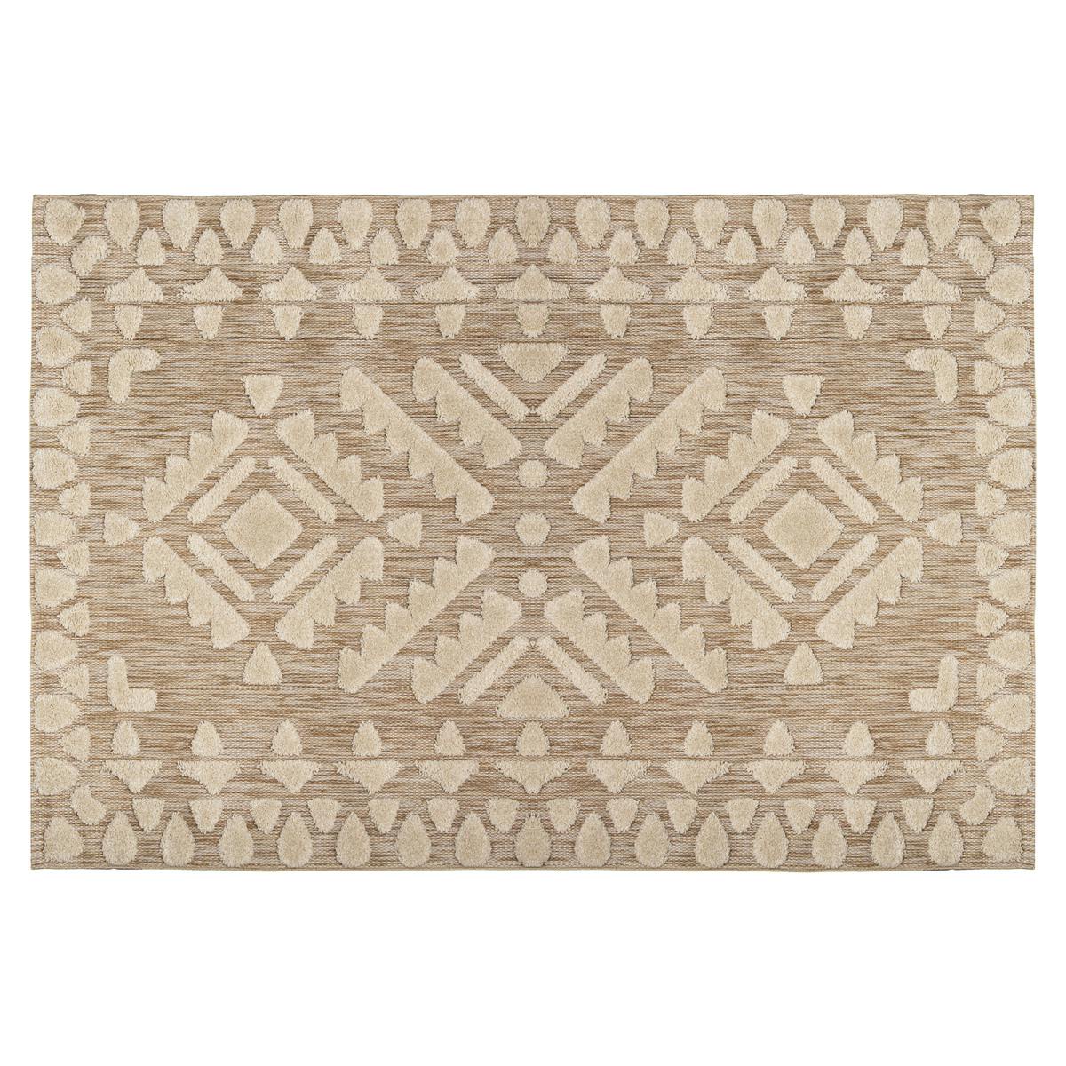 Tapis tufté beige 150x230