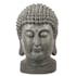 Tête de Bouddha en résine grise H82cm