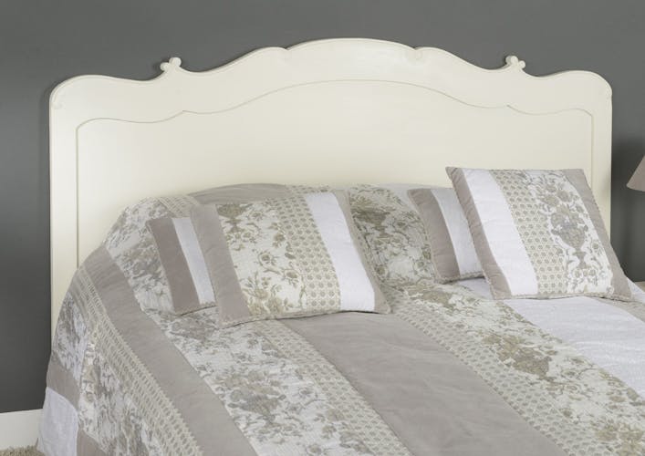 Tête de lit 160cm -  Acajou et MDF - Style romantique APOLLINE - AMADEUS