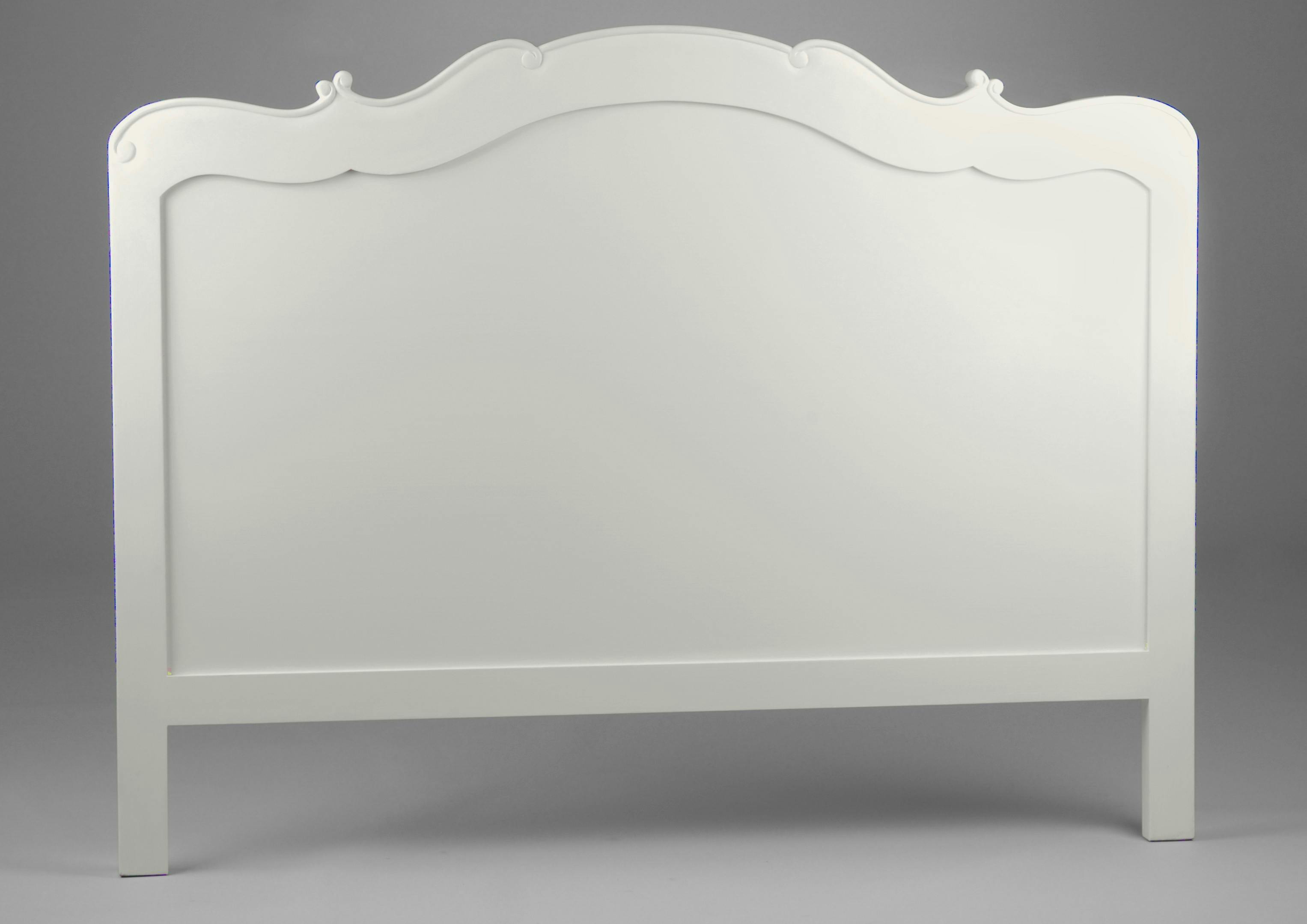 Tête de lit acajou blanc 140cm - collection APOLLINE - AMADEUS