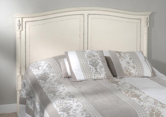 Tête de lit ancienne bois blanc classique chic ORNEMENT L170xH125