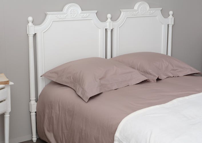 Tête de lit Classique Chic AGATHE L 175 X H 125 X P 5 Blanc Antique AMADEUS