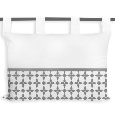  Tête de lit damier blanc 45x70cm