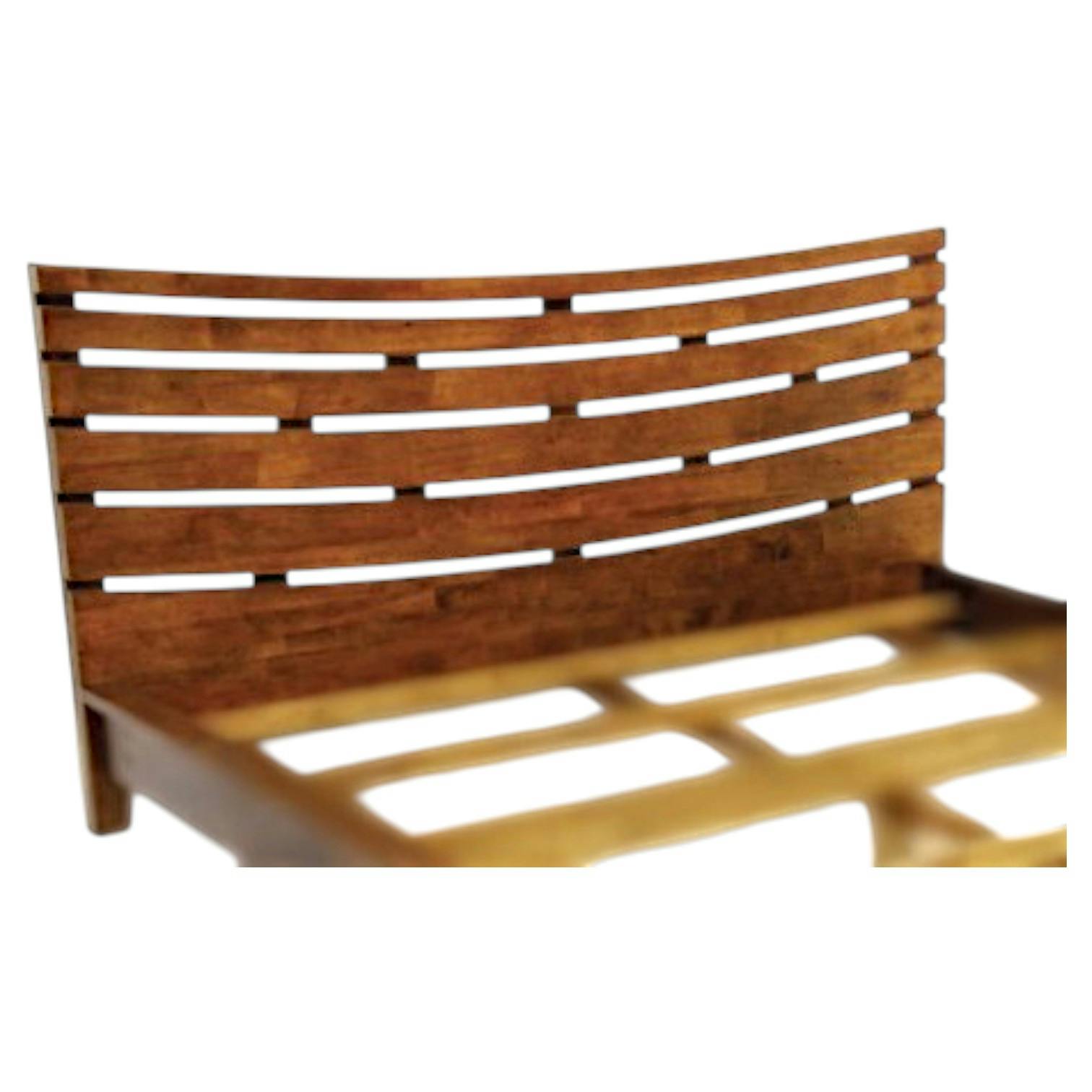 Tête de lit incurvée Hévéa pour lit couchage 140 144x100cm NIAGARA