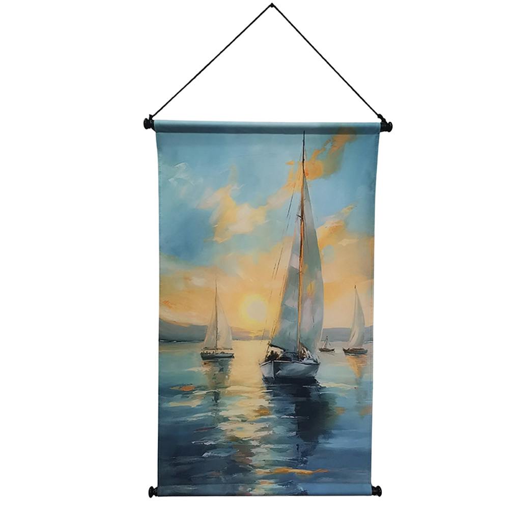 Toile kakemono voiliers 60x90 cm