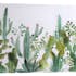 Toile peinte décor "Cactus" M2 45x35cm