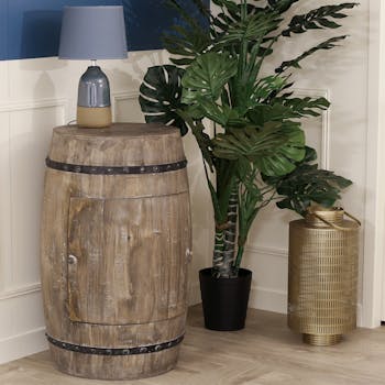 Meuble bar tonneau