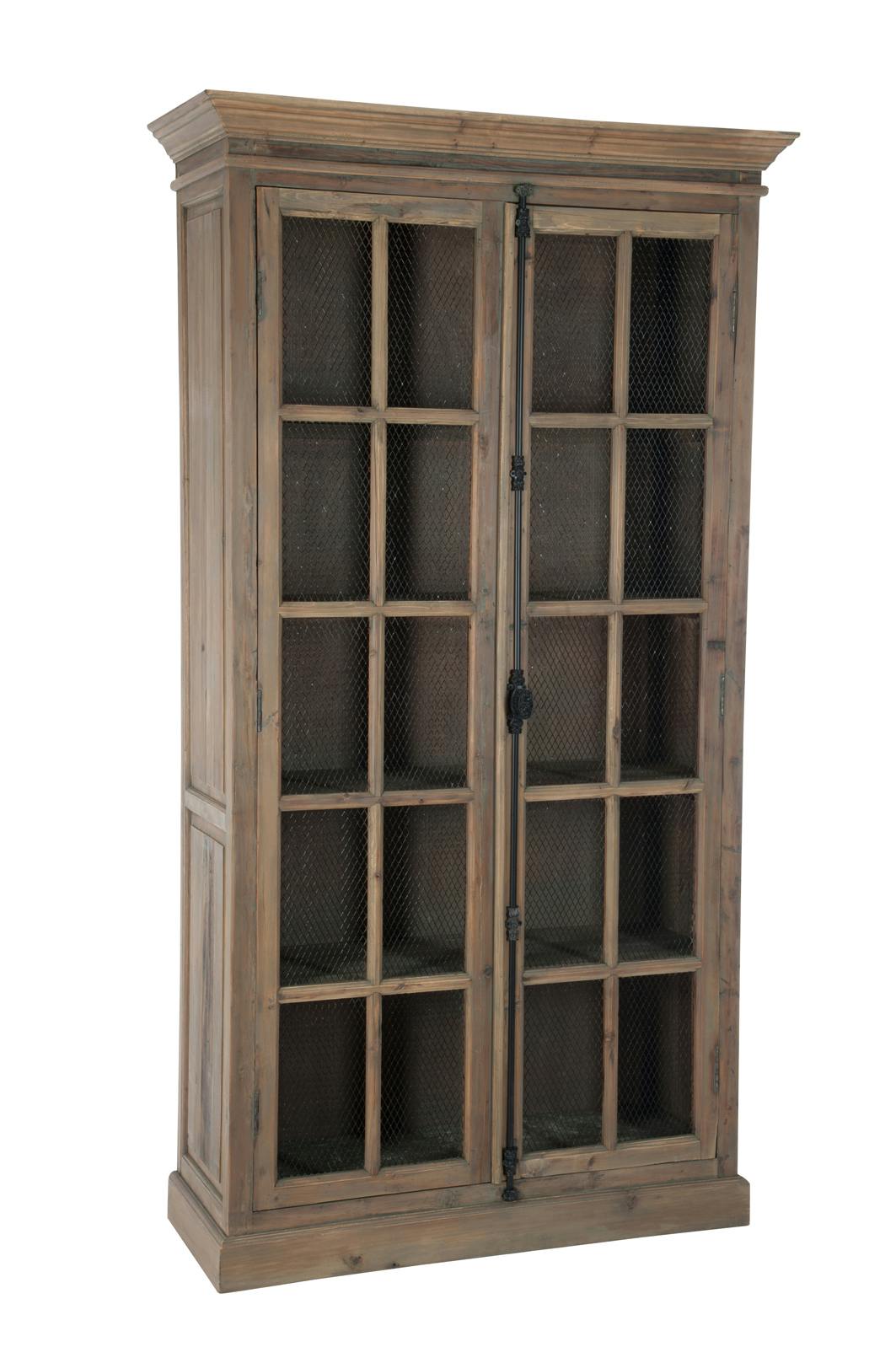 Vaisselier 5 niveaux bois naturel 110x45x195cm FOREST