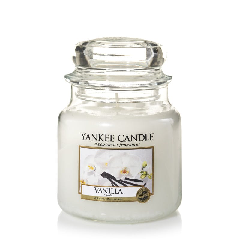 Vanille bougie parfumée moyenne jarre YANKEE CANDLE