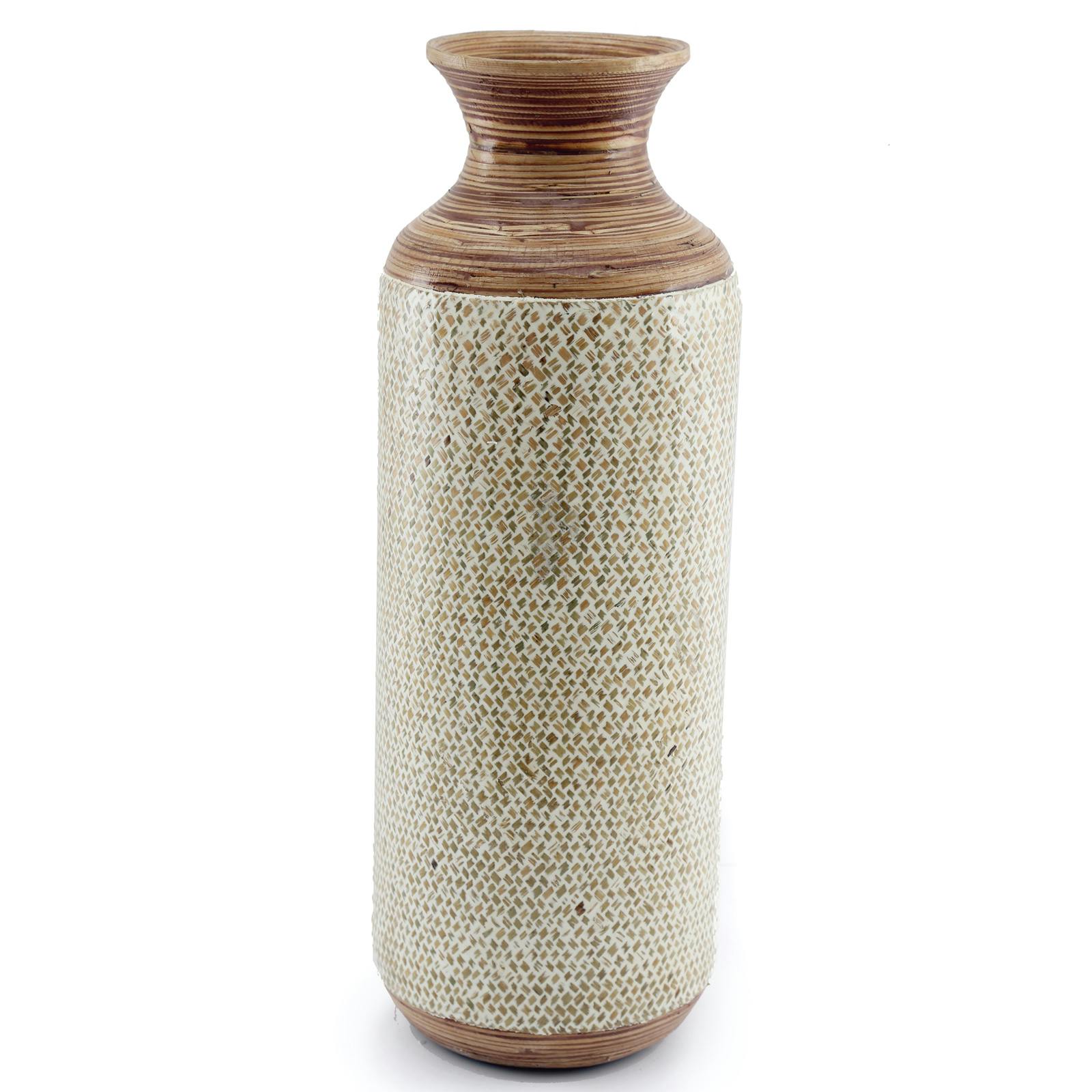 Vase bouteille en bambou 57 cm