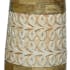 Vase en bois de mangue et émail sable H45cm