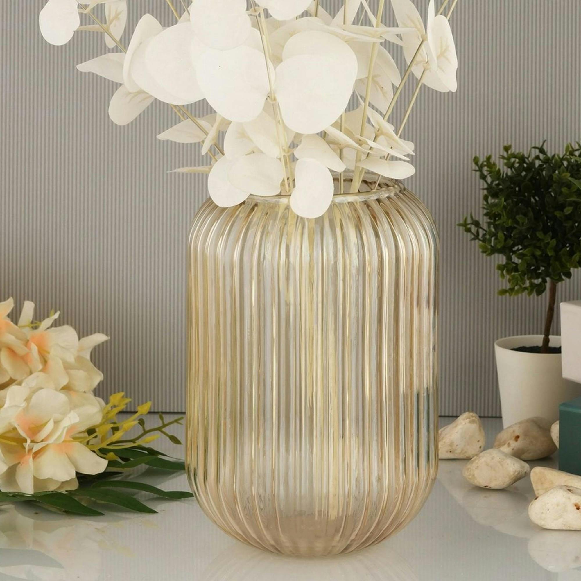 Lot De 2 Luminaires Vintage - Vases Amphores En Verre Soufflé Sur Trépied (grand Et Petit)