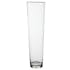 Vase en verre transparent conique 70 cm