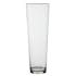 Vase en verre transparent forme cône 30 cm