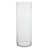Vase en verre transparent forme cylindre 70 cm