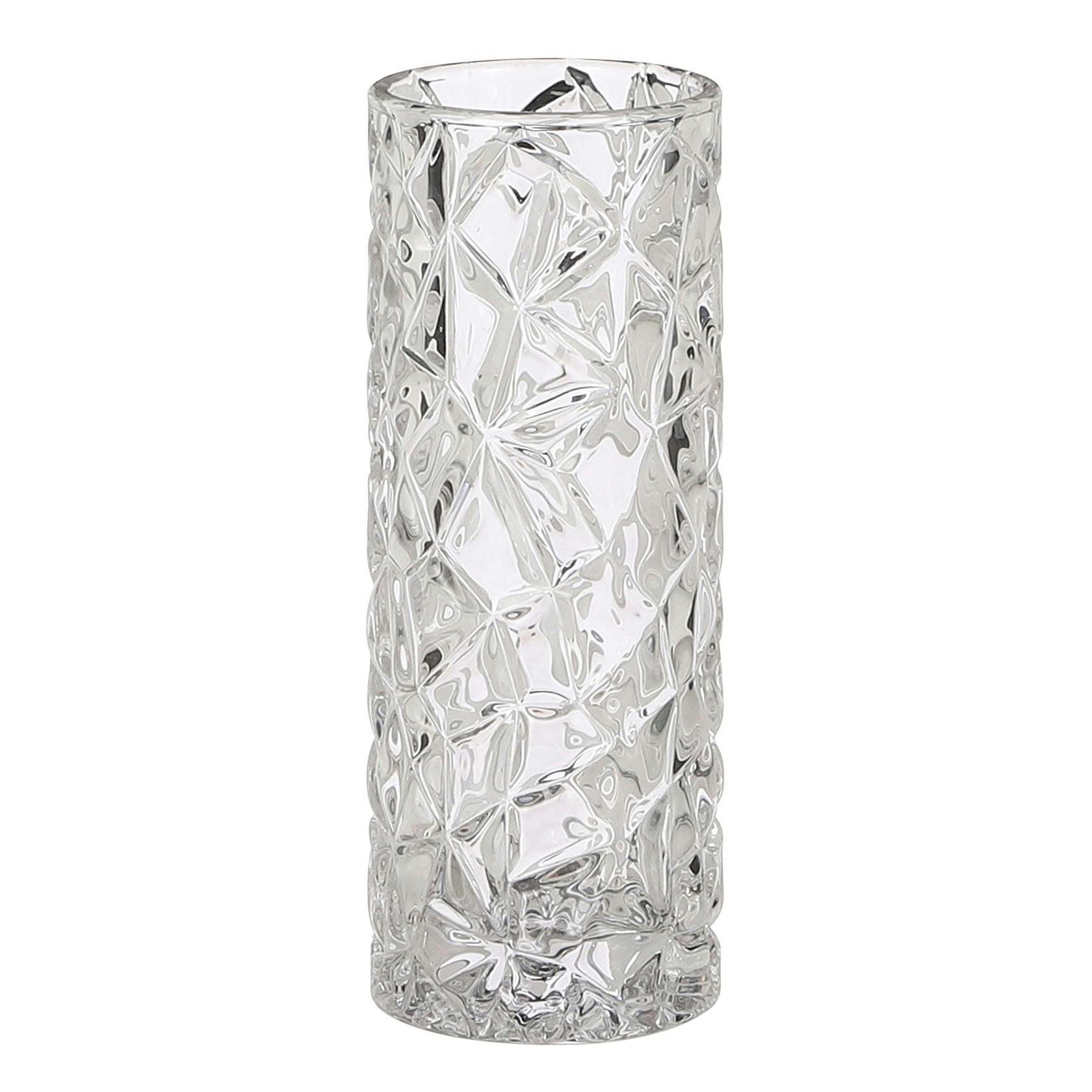 Vase en verre travaillé 19 cm