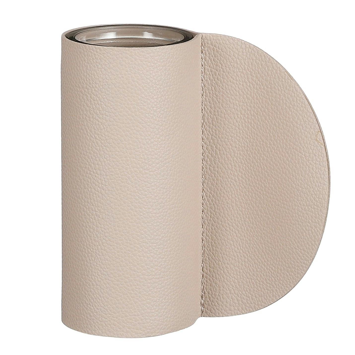 Vase moderne 1 fleur gris clair