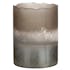 Vase photophore effet marbre H 15 cm