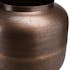 Vase rond métal cuivré style antique ZALA