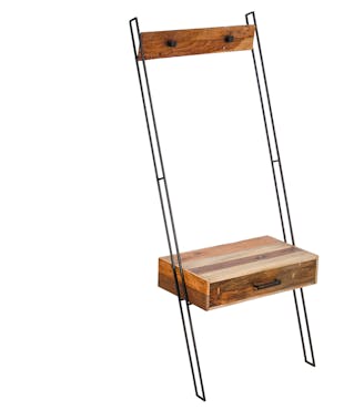  Vestiaire entrée bois recyclé SAMPAN