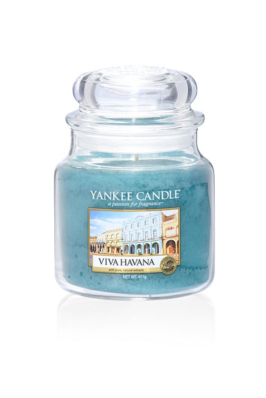 Viva Havana bougie parfumée moyenne jarre YANKEE CANDLE