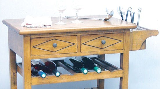 Dessertes et Chariots Personnalisables : avec tiroir, avec niche...