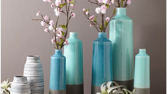 Vases : rond, haut...