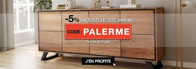 5% de promotion sur tout le site